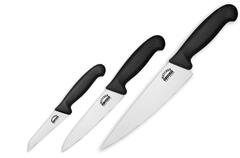 Набор кухонных ножей (овощной, универсальный и шеф нож) Samura Butcher SBU-0220
