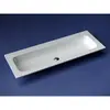 Ceramica Nova Grace CN7016WX Раковина накладная без отверстия под смеситель, 121x45.7, цвет: белый