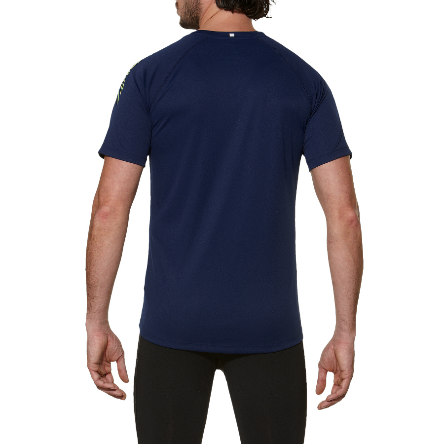 Спортивная футболка Asics SS Stripe Top мужская синяя - 2