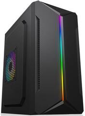 Корпус BaseTech M3403, Без БП, mATX, чёрный, 2xUSB2 (BT-M3403-B)