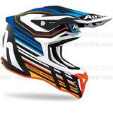Кроссовый шлем Airoh Strycker BLUE MATT