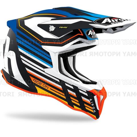 Кроссовый шлем Airoh Strycker BLUE MATT
