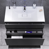 Am.Pm M50AFHX1003GM Inspire V2.0. База под раковину. подвесная. 100 см. 3 ящика. push-to-open. графит мато