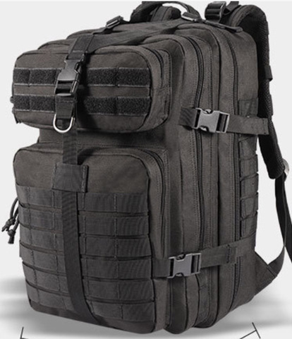 Картинка рюкзак тактический Swicky BK-2265 black - 10