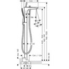 Hansgrohe PuraVida 15473400 Смеситель для ванны напольный