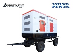 Дизельный генератор Азимут ЭД-520-Т400-1РКМ23 Volvo Penta на шасси в кожухе