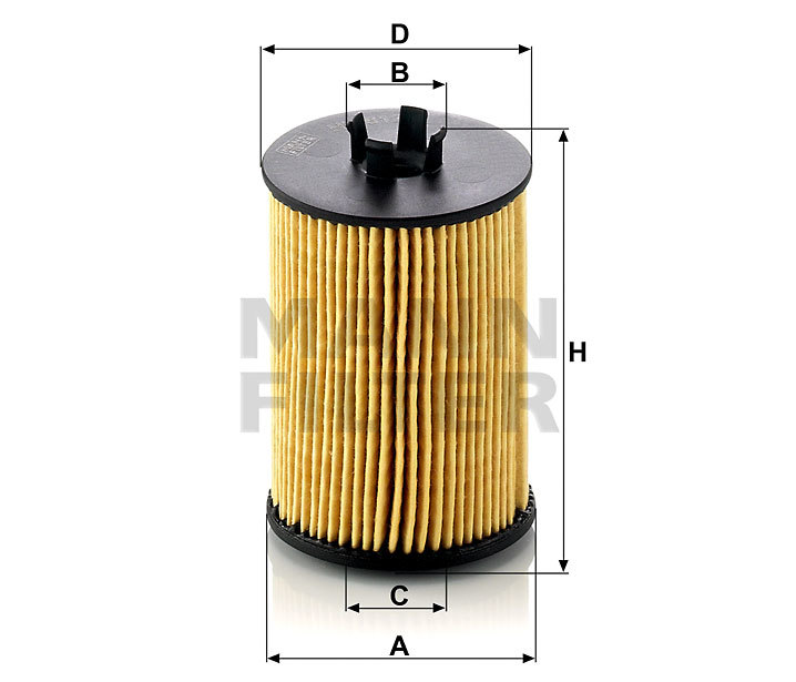 Фильтр масляный MANN HU 612/1 X