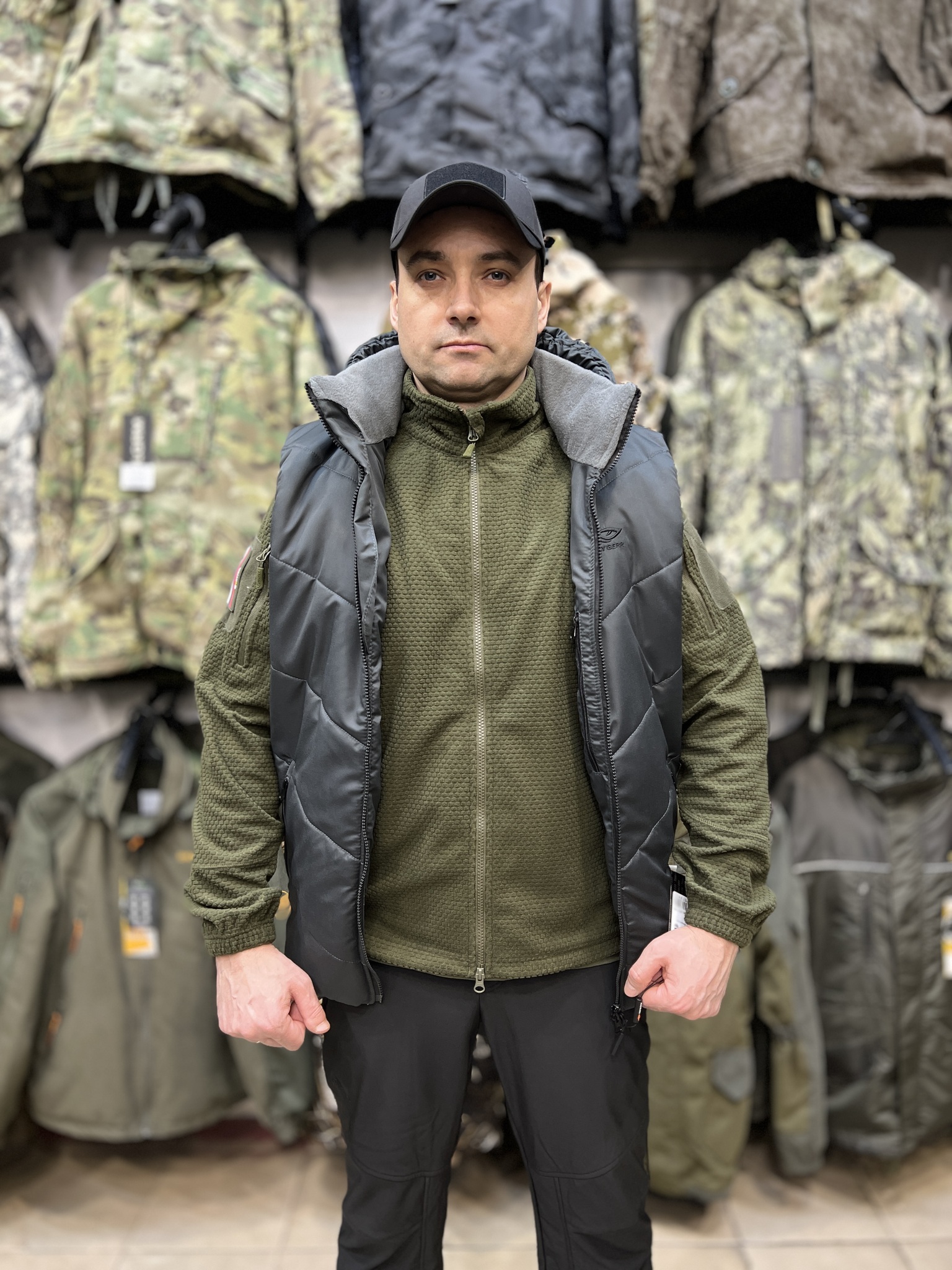 Жилет мужской Рагнар, Оникс