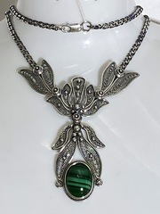 Феникс (колье из серебра)