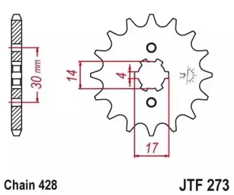 Звезда ведущая JTF273 16