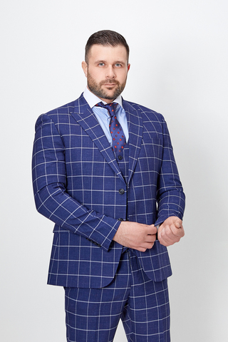 Костюм мужской - тройка Slim Fit Slavasio 08/87