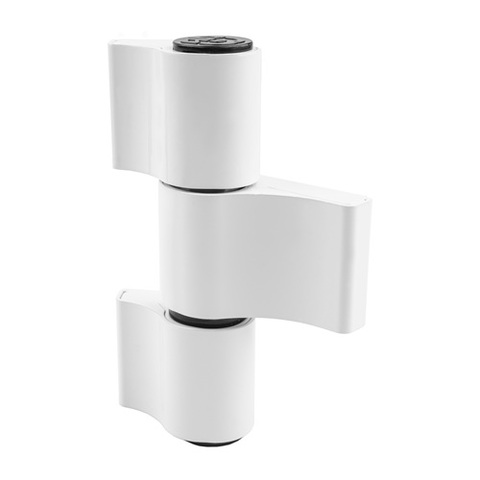 Петля дверная для профильных дверей PUNTO IN-U3-150A-3D RAL 9016 белый АНКЕРНАЯ /65681/