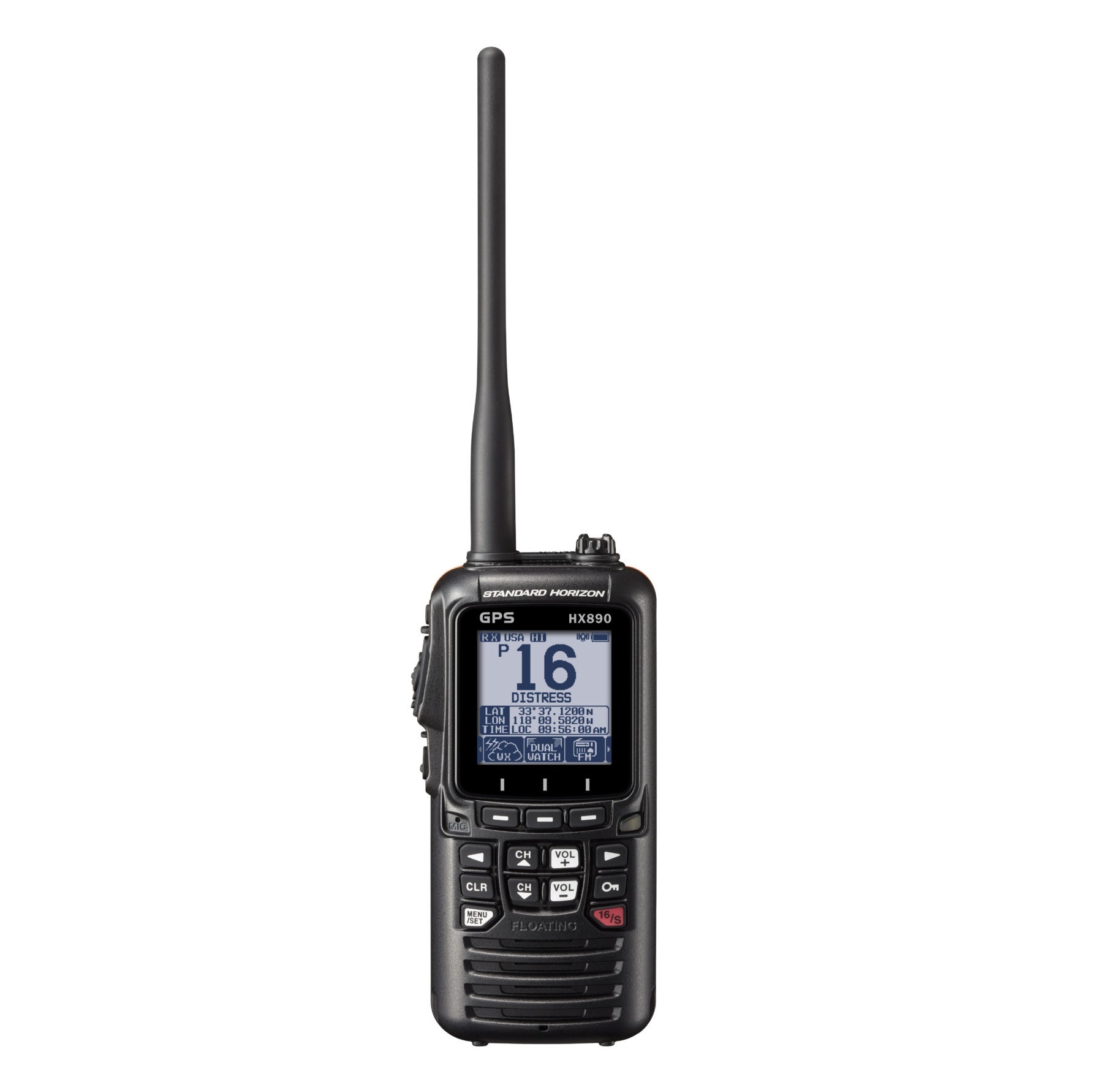 HX890E Floating DSC Handheld VHF Radio