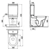 Creavit AN410-00CB00E-0000 Бачок, цвет: белый