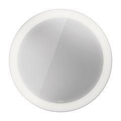 Duravit Happy D.2 Plus HP7481S0000 Зеркало круглое d900 мм, декор: radial, LED 3500, 41w, сенсор, регулировка яркости, приглушение света + выключатель фото