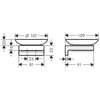 Hansgrohe AddStoris 41746340 Мыльница, BBC