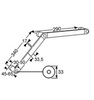 Kludi Sirena 6150505-00 Поручень для ванны, цвет: хром