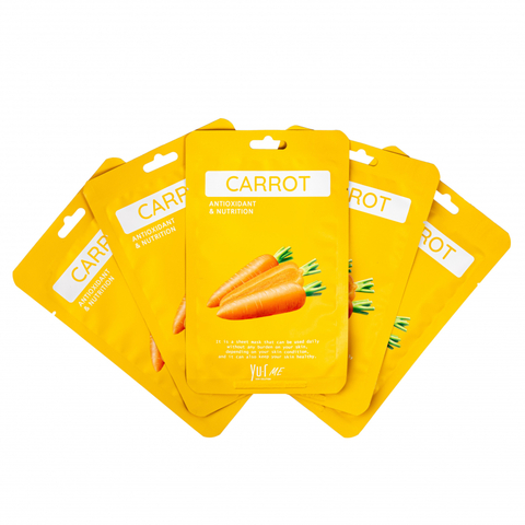 Тканевая маска для лица с экстрактом моркови Yu.R Me Carrot Sheet Mask