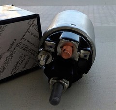 РЕЛЕ ВТЯГИВАЮЩЕЕ AVEO T300, CRUZE D4, ASTRA TESLA TECHNICS (3 ОТВ М4, С РЕЗИН ПРОКЛАД)