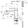 Remer Absolute AU12BO Смеситель для раковины, цвет: белый матовый