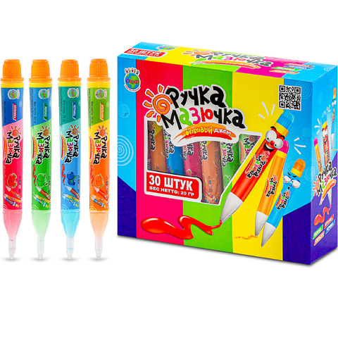 Фруктовый джем Ручка-мазючка 1кор*12бл*30шт, 20гр