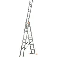 Трехсекционная универсальная лестница с допфункцией TRIBILO 3х12 Krause 120977