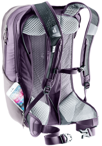 Картинка рюкзак велосипедный Deuter Race Air 14+3 Lavender-Purple - 4