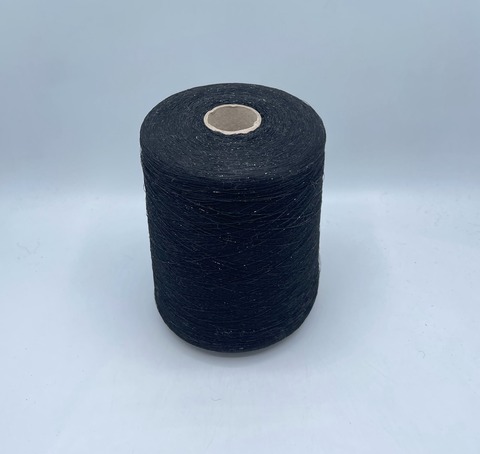 Industria Italiana (пр.Италия),art- Frizzante 3500 м/100гр, 70%Вискоза, 15%Металлик(Люрекс), 15%Полиамид, цвет-Черный. арт-35914