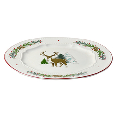 Набор из четырех тарелок nordic winter из коллекции new year essential, D23 см