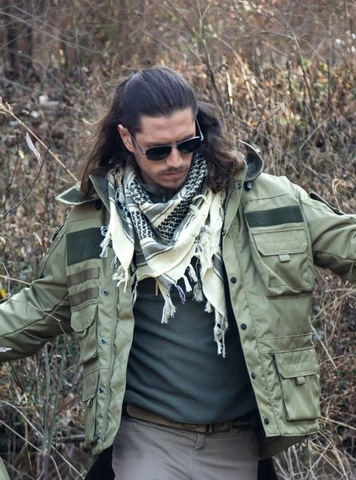 Картинка арафатка Skully Wear MZ-552 a6 (слоновая кость) - 7