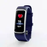 Браслет здоровья HEALTHBAND №4, сине-серебряный