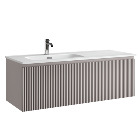 Sancos SNR1.0120LSM Тумба подвесная SANCOS Snob R 1.0 1195х445х406, c одним ящиком оснащенным доводчиками, Doha Soft , арт.SNR1.0120LSM