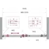 BelBagno SOFT_CLOSE-2-BF-1-100-C-GM Душевая дверь
