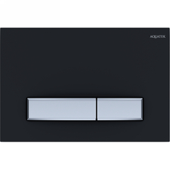 Aquatek Slim KDI-0000031 Панель смыва, цвет: чёрный фото