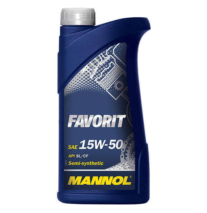 Mannol Favorit 15W-50 API SL/CF/CF-4 - Полусинтетическое моторное масло
