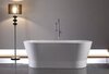 BelBagno BB406-1650-730 Отдельностоящая акриловая ванна в комплекте со сливом-переливом, 165x72, цвет: белый