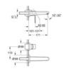 GROHE Eurodisc Cosmopolitan 19573002 Смеситель для раковины встраиваемый