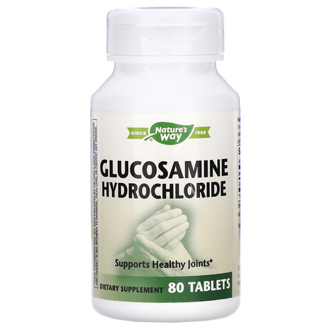 Nature's Way, Glucosamine Hydrochloride, 80 Tablets