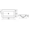 Ceramica Nova Grace CN7012MBWX Раковина накладная без отверстия под смеситель, 81x45.7, цвет: черный матовый