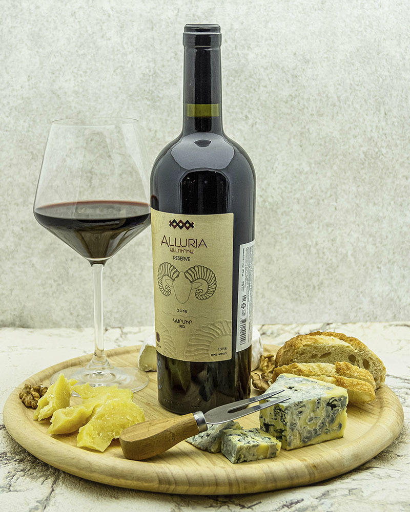Вино Alluria Резерв Красное Сухое 2016 г. 14%, 0,75 л, Армения
