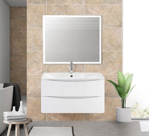 BelBagno Acqua ACQUA-900-2C-SO-BL Тумба под раковину подвесная, 90x45.5, цвет: белый
