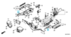 Honda Накладка передней дуги GL1800 2018- 64421-MKC-A00