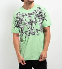Футболка Affliction JUMP GREEN