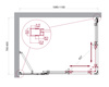 BelBagno Luce LUCE-AH-21-110/80-C-CR Душевой уголок, 110x80, цвет: хром