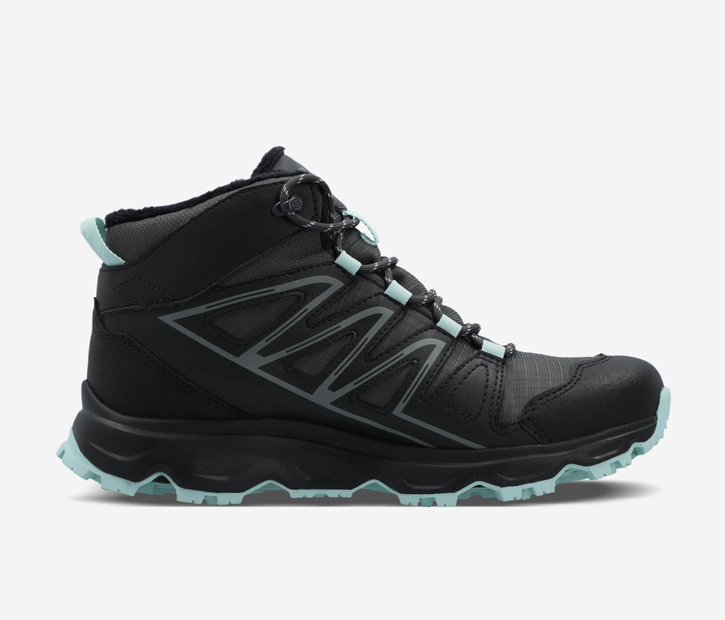 Женские утепленные ботинки Salomon Cruzano 3 Mid GTX черные (Распродажа)