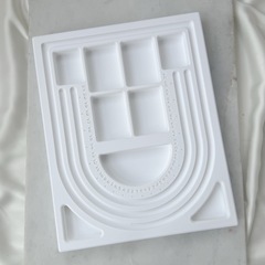 Планшет для сборки колье, 20*25*1,5 см, ячейки 9 мм, Цвет в ассортименте