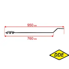 Вал привода дефлектора DDE ST6556 (792-728-134)