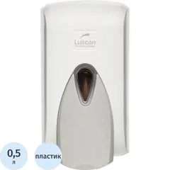Дозатор для жидкого мыла Luscan Professional 500мл, бело-серый пластик