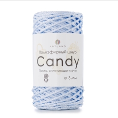 Полиэфирный шнур Candy 3 мм, 200 гр, 100м, св.голубой