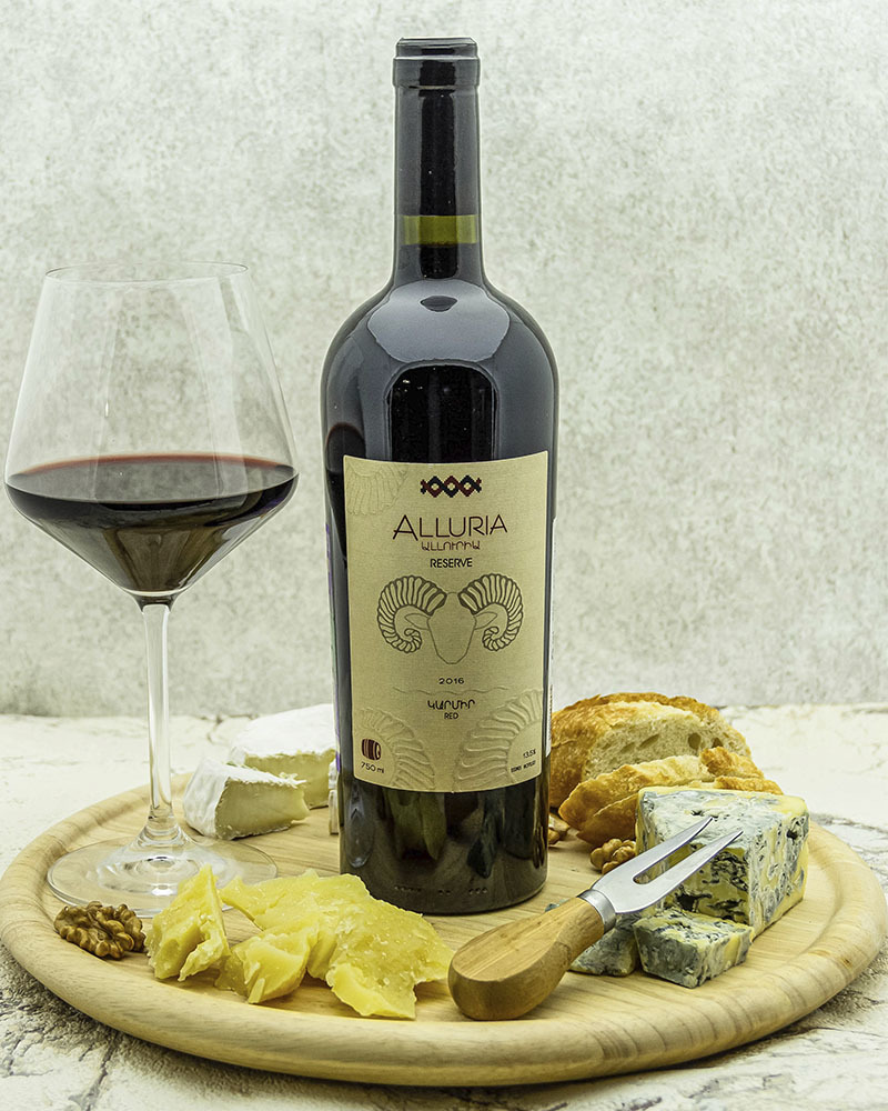 Вино Alluria Резерв Красное Сухое 2016 г. 14%, 0,75 л, Армения
